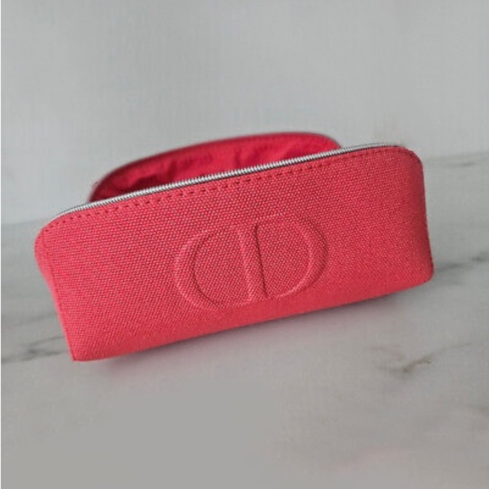 CHRISTIAN DIOR - Peony Coral Dior Trousse Bag - NWOT